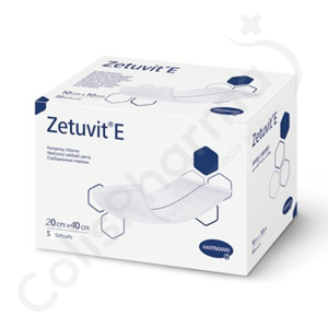 Zetuvit E 20x40 cm - 5 steriele verbanden