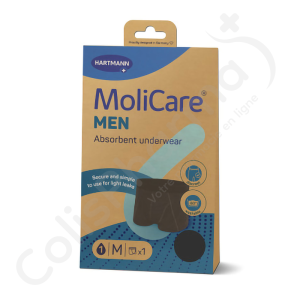 Molicare Men Wasbaar Absorberend Ondergoed 1 Druppel - MEDIUM