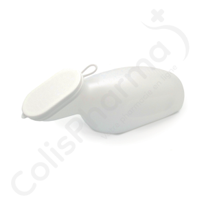 Urinal opaque pour femme avec bouchon - 1 pièce