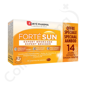 FortéSun Expert Bruiningspreparaat - 56 tabletten