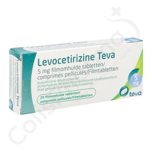 Levocetirizine Teva 5 mg - 20 comprimés