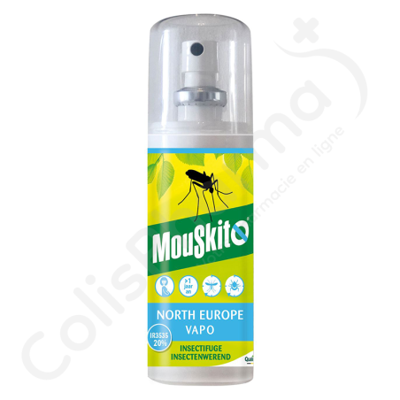 Mouskito Insectifuge Europe du Nord - Spray 100 ml Mouskito Insectifuge Europe du Nord - Spray 100 ml