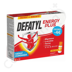 Defatyl Energy Plus - 28 flacons - PROMO -4€