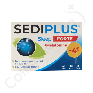 SediPlus Sleep Forte - 40 comprimés - PROMO -4€