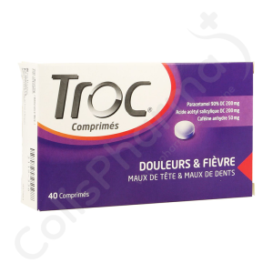 Troc Douleurs & Fièvre - 40 comprimés