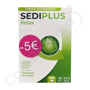 SediPlus Relax - 100 dragées - PROMO -5€