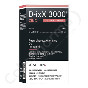 D-ixX 3000 Zink - 120 capsules