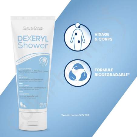 Dexeryl Shower Crème de Douche - 200 ml