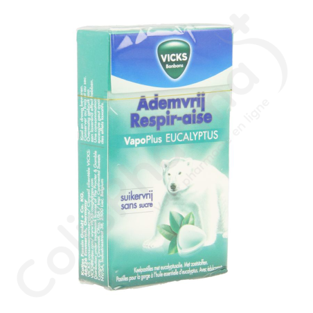 Vicks Eucalyptus Pastilles Pour La Gorge - 40 g