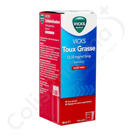 Vicks Toux Grasse Sirop - 180 ml