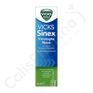 Vicks Sinex Aloe 0,5 mg/ml - Solution nasale 15 ml