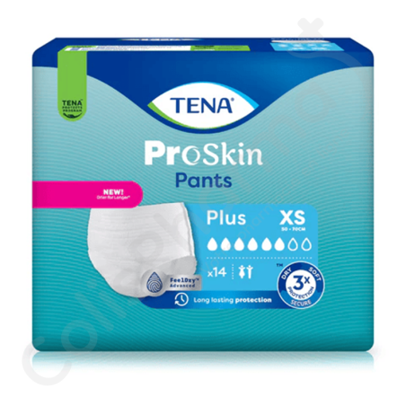 Tena Pants Plus Extra Small - 14 pants