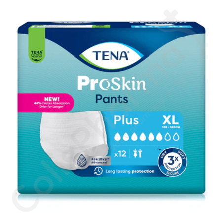 Tena Pants Plus Extra Large - 12 pants