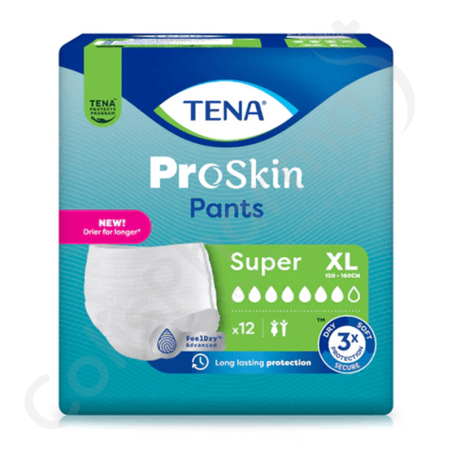 Tena Pants Super Extra Large - 12 pants