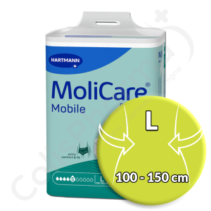 Molicare Mobile 5 Gouttes Large - 14 slips absorbants