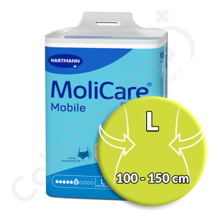 Molicare Mobile 6 Gouttes Large - 14 slips absorbants