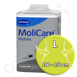 Molicare Mobile 10 Gouttes Large - 14 slips absorbants