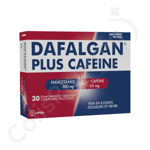 Dafalgan Plus Caffeine 500 mg/65 mg - 30 comprimés