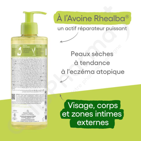 A-Derma Exomega Control Huile Lavante Émolliente - 500 ml