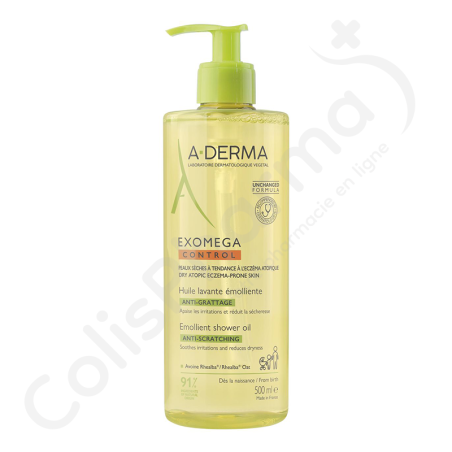 A-Derma Exomega Control Huile Lavante Émolliente - 500 ml A-Derma Exomega Control Huile Lavante Émolliente - 500 ml