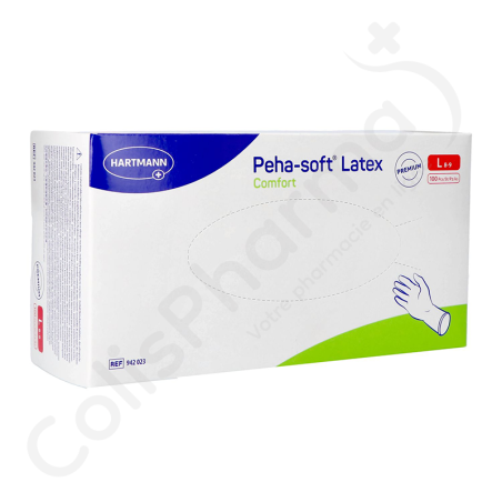 Peha-Soft Gants Latex Comfort Large - 100 gants