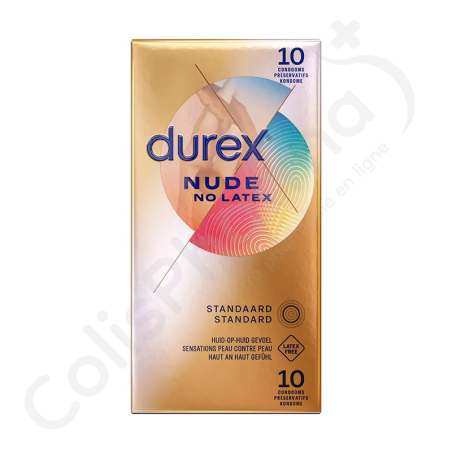 Durex Nude Sans Latex - 10 préservatifs