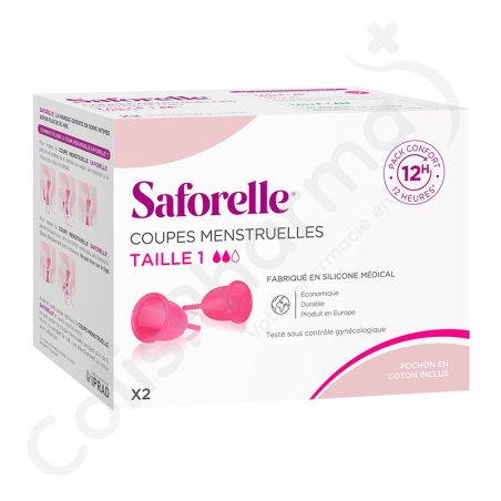 Saforelle Coupes Menstruelles Taille 1 - 2 pièces