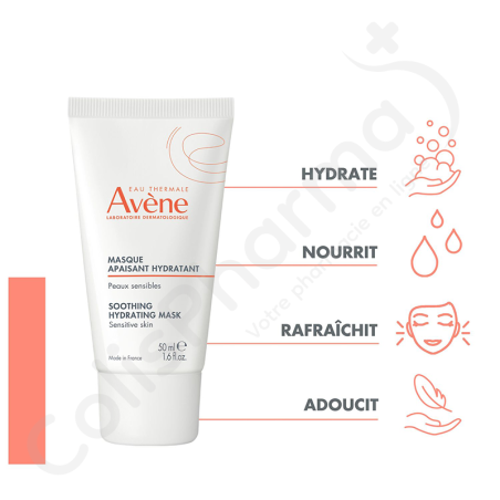 Avène Masque Apaisant Hydratant - 50 ml