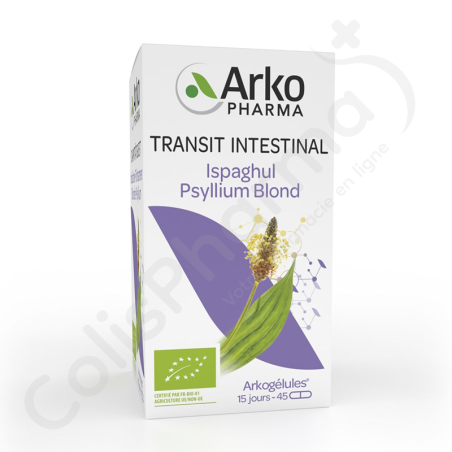 Arkogélules Ispaghul Transit Intestinal - 45 gélules