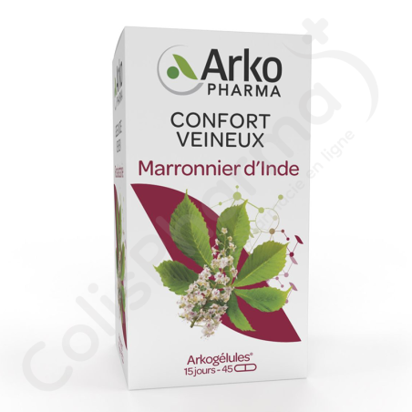 Arkogélules Marronnier d'Inde Bio Confort Veineux - 45 gélules