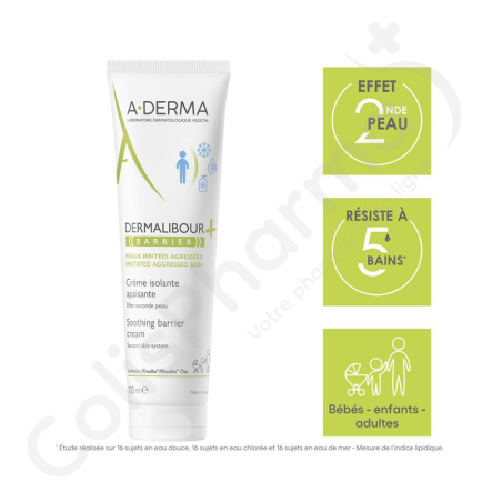 A-Derma Dermalibour+ Barrier Crème Isolante Apaisante - 100 ml