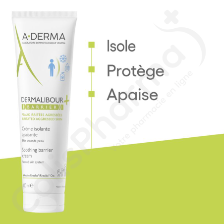 A-Derma Dermalibour+ Barrier Crème Isolante Apaisante - 100 ml