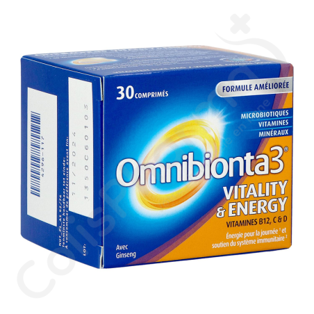 Omnibionta-3 Energy - 30 comprimés