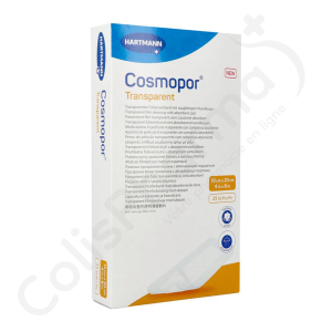 Cosmopor Transparent 10 cm x 25 cm - 25 pansements