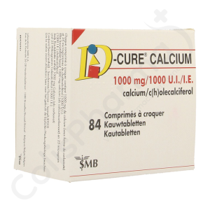 D-Cure Calcium 1000 UI - 84 kauwtabletten