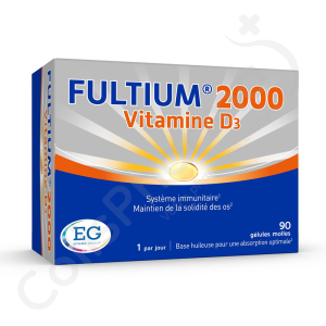 Fultium Vitaminen D3 2000 UI - 90 capsules