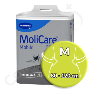 Molicare Mobile 10 Gouttes Medium - 14 slips absorbants