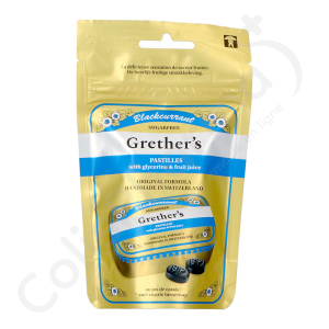Grether's Pastilles Pour La Gorge Cassis Sans Sucre - 110 g