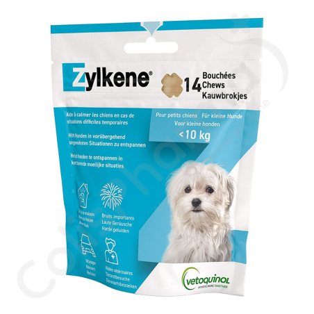 Zylkene 75 mg -10kg - 14 kauwbrokjes Zylkene 75 mg -10kg - 14 kauwbrokjes