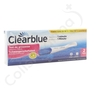 Clearblue Zwangerschapstest 1 Minuut - 2 stuks