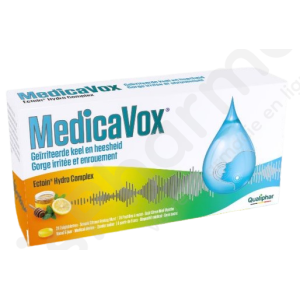 MedicaVox Geïrriteerde Keel en Heesheid - 22 zuigtabletten