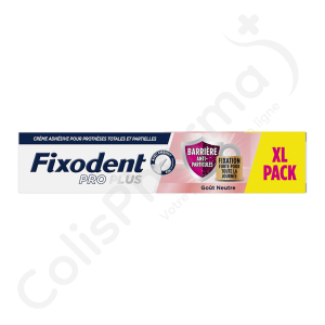 Fixodent Pro Plus Foodbarrier Neutrale Smaak - 57 g