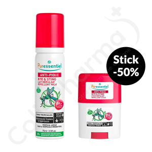 Puressentiel Anti-pique Tropical Lait + Stick - 75 ml + 20 ml - PROMO stick à -50%
