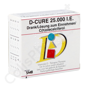 D-Cure 25 000 UI - 12 ampoules