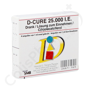 D-Cure 25 000 UI - 4 ampoules