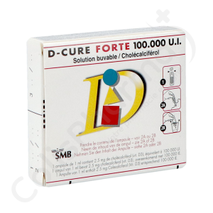 D-Cure Forte 100 000 UI - 3 ampoules