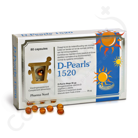 D-Pearls 1520 - 80 capsules D-Pearls 1520 - 80 capsules