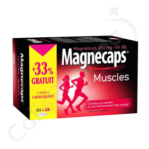 Magnecaps Muscles - 84 capsules + 28 gratuites