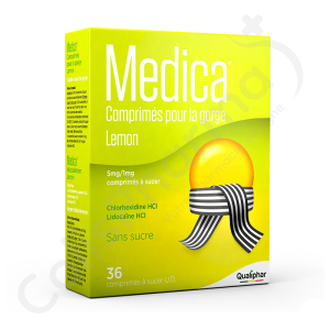 Medica Citron Sans Sucre 5 mg/1 mg - 36 comprimés à sucer
