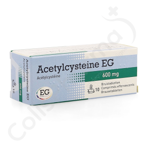 Acetylcysteine EG 600 mg - 10 comprimés effervescents